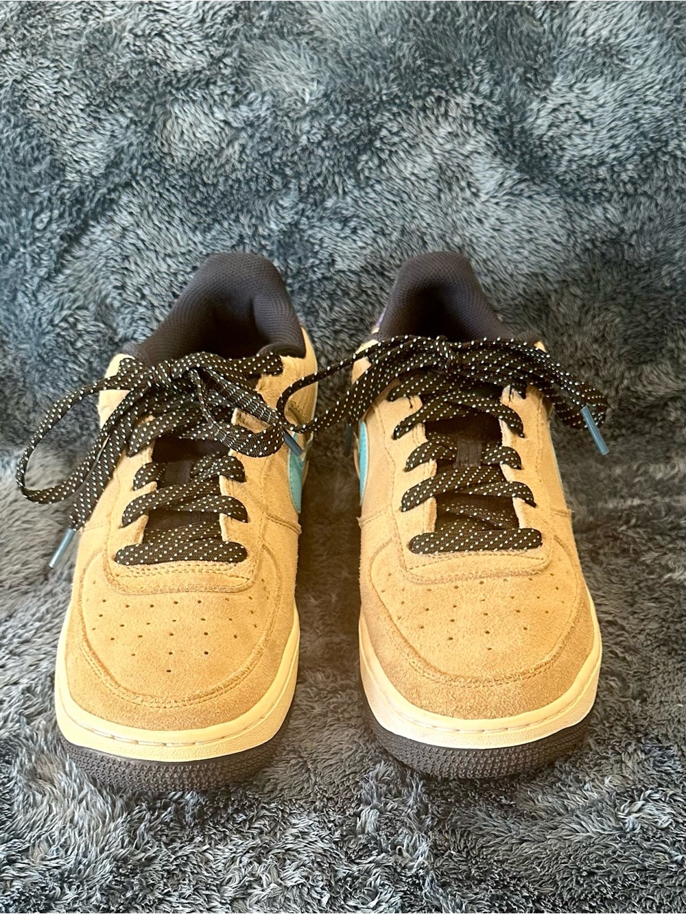 Nike Air Force 1 LV8 2 ACG Khaki Purple Blue 7Y Women’s 8.5 CN5710-201
